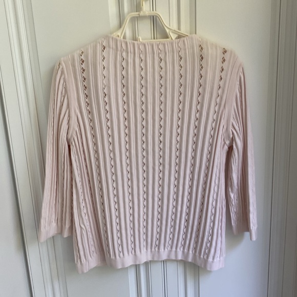 Chanel Coco logo Pearl Button Knit Cardigan, size fits S/M - Picture 2 of 10